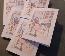 Load image into Gallery viewer, Penelope Dancing In Class Notecard: HOT OFF the PRESS
