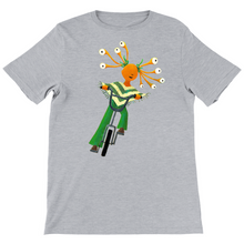 Load image into Gallery viewer, Alien Girl Riding Bike T-Shirts (Adult Sizes)

