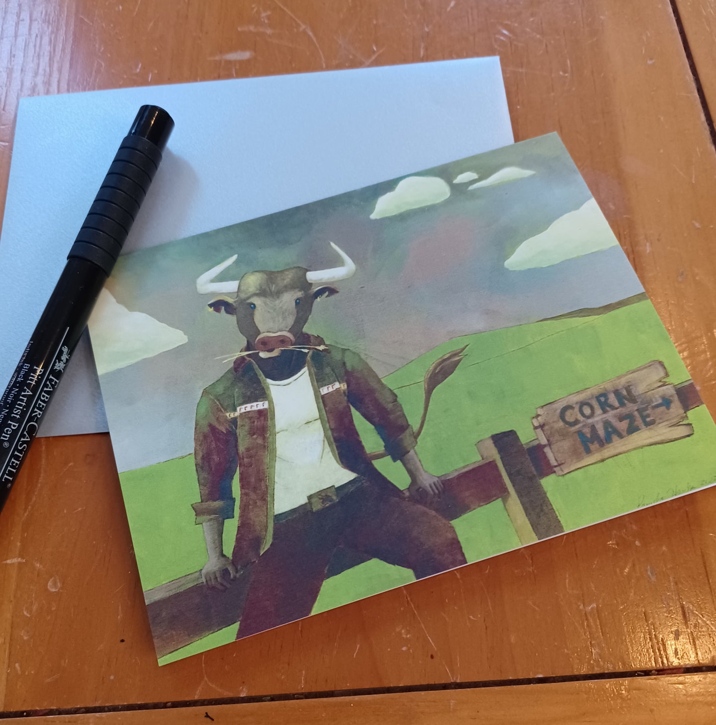 Minotaur Note Card