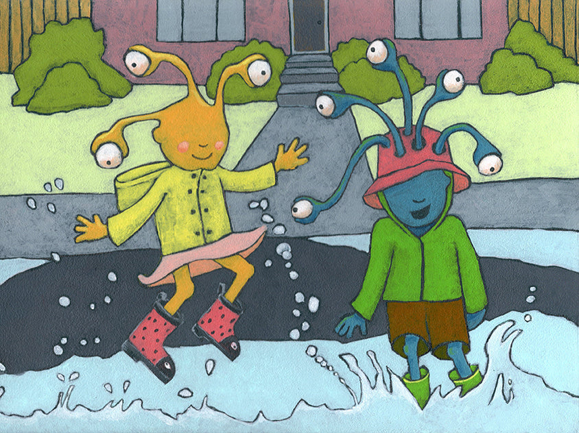 Puddle Jumping: Original Art