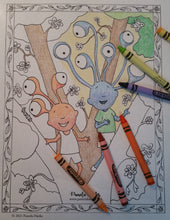 Load image into Gallery viewer, Up a Tree: Coloring Page
