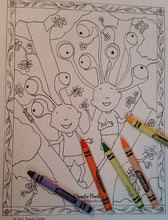 Load image into Gallery viewer, Up a Tree: Coloring Page
