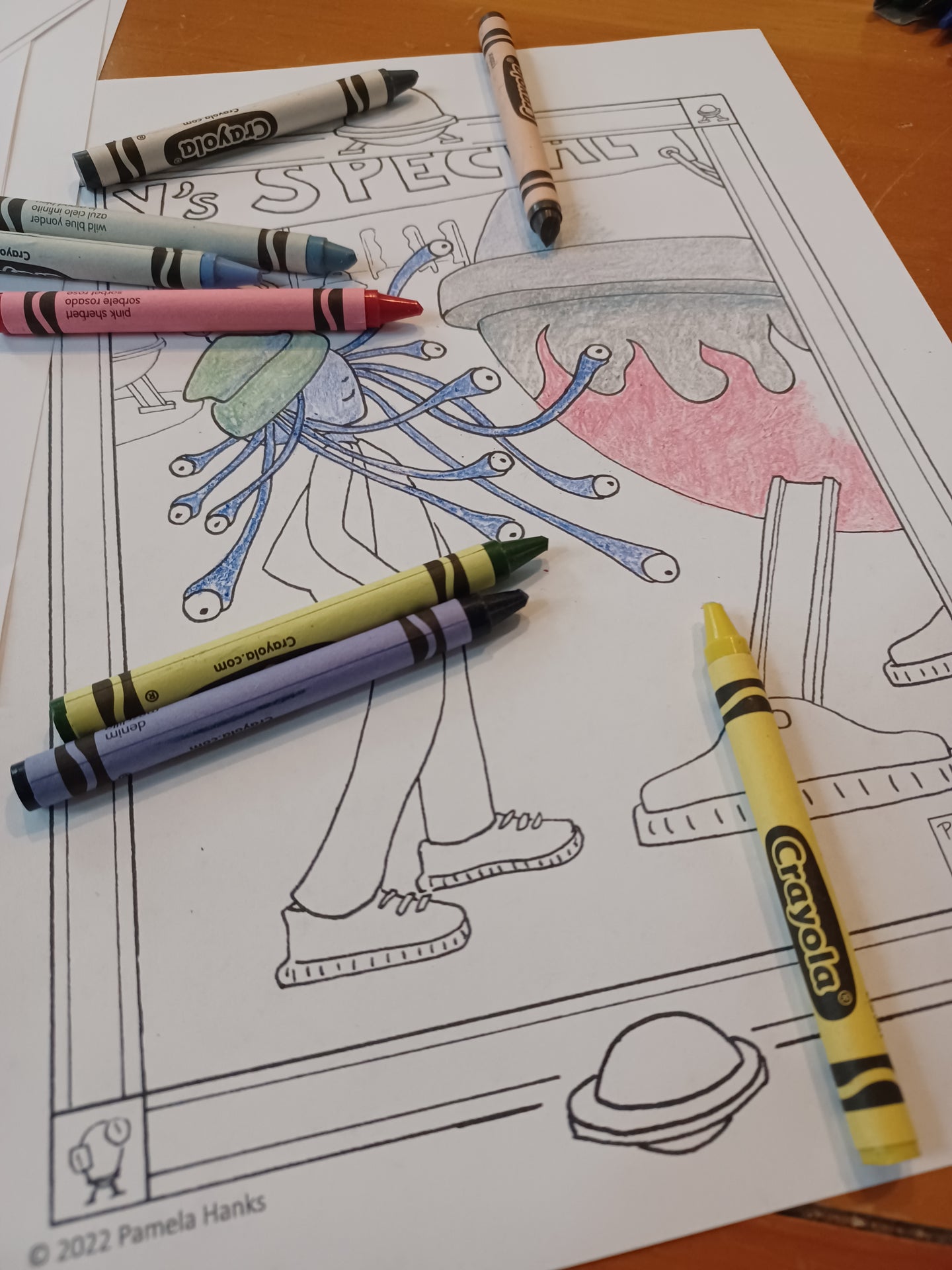 Liam's Dream Coloring Page